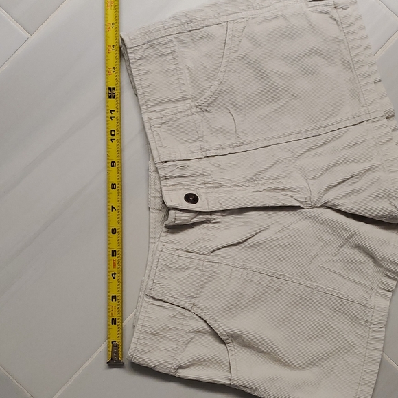 VINTAGE Corduroy American Eagle Outfitters Off-White Shorts Sz 6 EUC - Picture 6 of 13